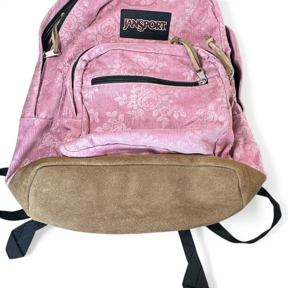 JanSport Right Pack Expressions - Vintage Pink Rose Corduroy JS00TZR60ZR CLEAN - Picture 5 of 11